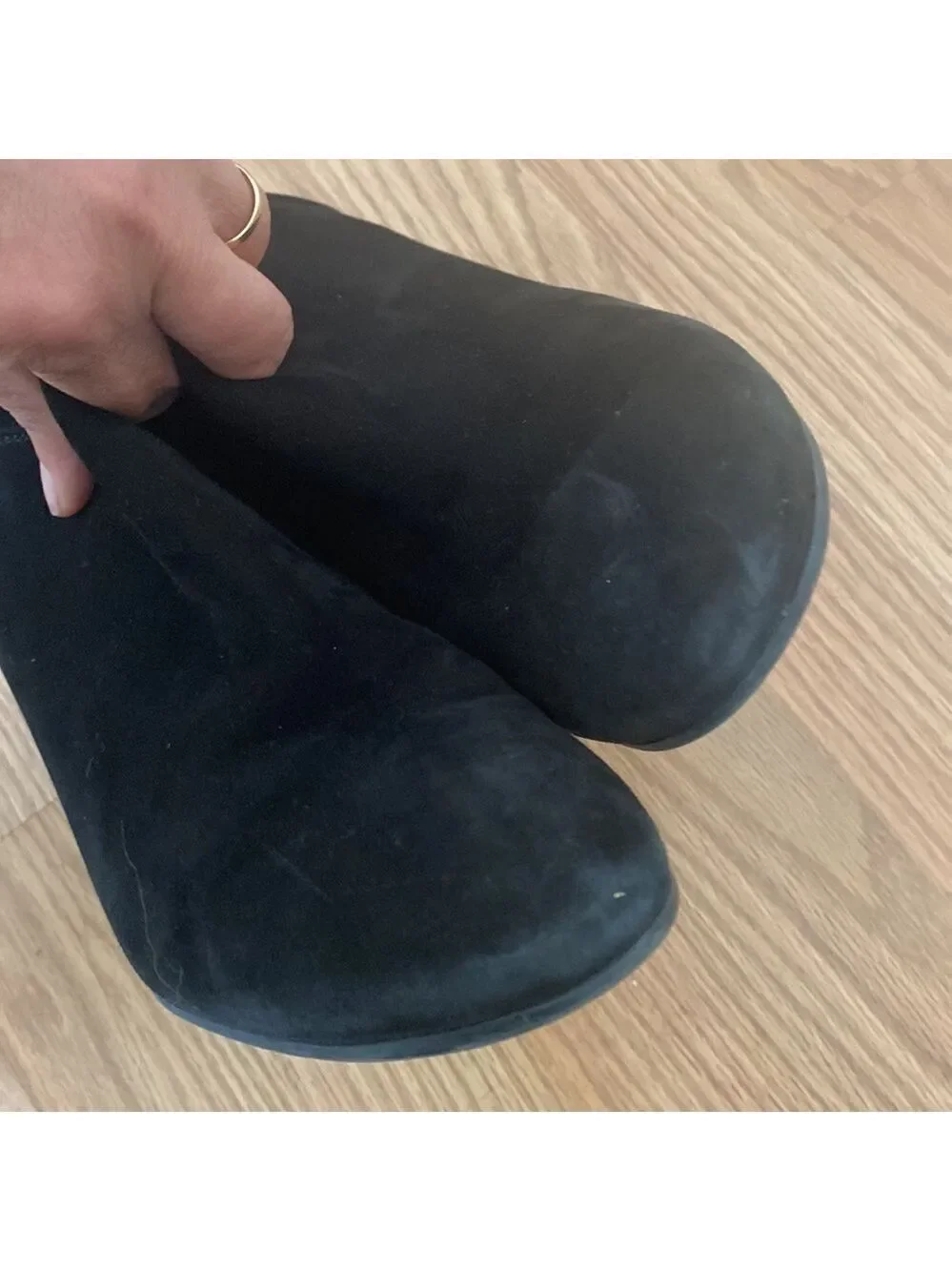 Aquatalia suede boots.